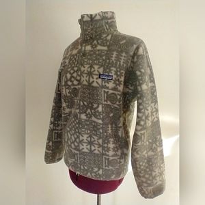 Patagonia Synchilla snap front pullover fleece, women's small